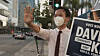 A scene from the documentary 'Chosen' shows David Kim in the streets of Los Angeles as he runs for Congress in 2020, representing the people of district 34 in Los Angeles. [CONNECT PICTURES]