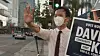 A scene from the documentary 'Chosen' shows David Kim in the streets of Los Angeles as he runs for Congress in 2020, representing the people of district 34 in Los Angeles. [CONNECT PICTURES]