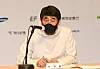 Shin Chi-yong, head of the Jincheon National Training Center in Jincheon, North Chungcheong answers questions at the G-100 Media Day event on April 14, 100 days before the Tokyo Olympics begins. [JOINT PRESS CORPS]