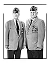Ha Se-jong, left, who served in the U.S. Army, or Katusa, and veteran Sal Sarlato who served in the U.S. Marine Corps. [RAMI HYUN]
