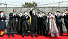 The main gate of the U.S. Forces Korea (USFK) Camp Market base in Bupyeong, Incheon, is opened to the public Wednesday for the first time in over 81 years, following its return to South Korea last year. Incheon's municipal government held a ceremony attended by some 100 dignitaries to mark the public opening of a 93,000-square-meter (23-acre) area that previously housed a baseball field, swimming pool and a theater. Parts of the 440,000-square-meter Camp Market site were made off-limits by the Japanese imperial army in 1939. The public is now allowed to freely enter the former Camp Market area from 9 a.m. to 5 p.m. every day. [YONHAP]