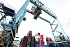 Yard crane No. 207 in Dongwon Pusan Container Terminal in Busan port. [LG U+]