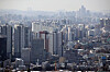 Korea had the fastest rising home prices in the third quarter, according to Knight Frank on Saturday. Seoul's apartment complexes and houses are in view in this photo taken on Sunday at Namsan, central Seoul. [YONHAP]
