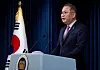 Park Sang-ook, presidential secretary for science and technology, explains the research and development budget proposal for 2025 during a briefing at the presidential office in Seoul on Thursday. [YONHAP]