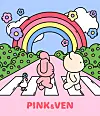 Music distribution company NHN Bugs introduced its “Pink & Ven” characters in collaboration with character entertainment company Studio Origin. [NHN BUGS]
