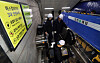 Korea Elevator Safety Agency officials on Tuesday disassemble the escalator that malfunctioned and injured 10 people on Monday during the morning rush hour at Gyeongbokgung Station in central Seoul. Two of the injured were taken to hospital. [YONHAP]