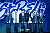 Boy band TWS poses for photos during a showcase held on Nov. 25 at the Blue Square in central Seoul for the release of its single ″Last Bell.″ [DANIELA GONZALEZ PEREZ]