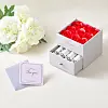 A soap box present released ahead of Parents' Day on Friday from Daiso, which consists of rose-shaped soaps on one level and a spare space on the other level to be filled with cash. [DAISO]