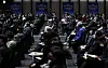 Samsung Electronics' shareholders take part in an annual meeting at the Suwon Convention Center in Gyeonggi on Wednesday morning. [YONHAP]