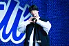 TWS’s Dohoon poses for photos during a showcase held on Nov. 25 at the Blue Square in central Seoul for the release of its single ″Last Bell.″ [DANIELA GONZALEZ PEREZ]
