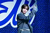 TWS’s Kyungmin poses for photos during a showcase held on Nov. 25 at the Blue Square in central Seoul for the release of its single ″Last Bell.″ [DANIELA GONZALEZ PEREZ]