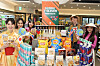 Models from 7-Eleven showcase products sourced directly from five overseas 7-Eleven stores, which are now available for purchase at 7-Eleven branches in Korea. [7-ELEVEN]