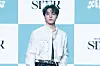 Xikers’ Junghoon poses for photos during a showcase held on April 3 at the Ilchi Art Hall in Gangnam District, southern Seoul for the release of the fifth EP, ″House of Tricky: Spur.” [DANIELA GONZALEZ PEREZ]