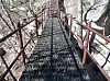 Tire link mats are installed on a trekking path at Seoraksan National Park in Gangwon. [KOREA NATIONAL PARK SERVICE]