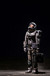 Actor Bae Doo-na as doctor Song Ji-an, an astrobiologist and ethologist who is sent on a 24-hour mission to the moon to acquire a mysterious sample of 'lunar water.' [NETFLIX]