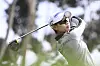 An Na-rin hits her tee shot on the first hole during the third round of the JTBC LPGA golf tournament in Carlsbad, California on Saturday. [AP/YONHAP]