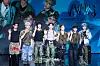 Boy band All(H)ours poses for the camera during a press showcase Tuesday at the Ilchi Art Hall in Gangnam District, southern Seoul. [DANIELA GONZALEZ PEREZ]