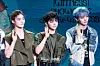 Boy band All(H)ours poses for the camera during a press showcase Tuesday at the Ilchi Art Hall in Gangnam District, southern Seoul. [DANIELA GONZALEZ PEREZ]