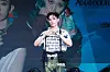 All(H)ours’ Kunho poses for the camera during a press showcase Tuesday at the Ilchi Art Hall in Gangnam District, southern Seoul. [DANIELA GONZALEZ PEREZ]