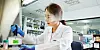 A Celltrion researcher tests for the development of Covid-19 antiviral antibody treatment in the laboratory. [CELLTRION]