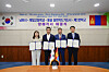 Representatives from Jeonbuk Jeil High School, Namwon, Mongolia's Dalanzadgad and School No.1 of Dalanzadgad pose for a photo after signing a memorandum of understanding on Wednesday. [NAMWON CITY GOVERNMENT]