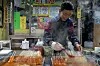 At Naeto Traditional Market in Jecheon, you can find red fish cakes at the restaurant Oegatjip. [BAEK JONG-HYUN]