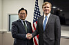 Cho Chang-rae, South Korea's deputy defense minister for policy, left, meets U.S. Under Secretary of Defense for Policy Elbridge Colby after South Korea and the United States held key defense talks in Washington from May 1 to 2. [DEFENSE MINISTRY]