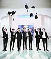 BTS members during 'Dear Class of 2020,' a virtual commencement ceremony held by YouTube [NATIONAL MUSEUM OF KOREA]