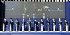 SK Engineering & Construction CEO Ahn Jae-hyun, fifth from left, People Power Party lawmaker Ku Ja-keun, seventh from left, and Gumi Mayor Jang Se-yong, eighth from left, participate in a ceremony celebrating the opening of the Bloom SK Fuel Cell plant in Gumi, North Gyeongsang. [SK ENGINEERING & CONSTRUCTION]