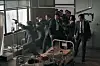Jung Woo-sung and Lee Jung-jae during a scene from 'Hunt.' [JOONGANG ILBO]