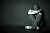 A person cries alone. [JOONGANG PHOTO]