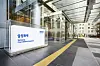 The Samsung Fire & Marine Insurance logo is shown at the company's headquarters office in Seocho District, southern Seoul. [SAMSUNG FIRE & MARINE INSURANCE]