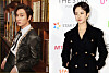 Eunhyuk of Super Junior, left, and actor Song Ji-hyo [ILGAN SPORTS]