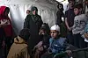 Palestinians injured in an Israeli airstrike, arrive at the Al-Ahli Hospital in Gaza, on April 3. [EPA/YONHAP]