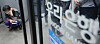 An elderly investor who suffered losses from a derivative-linked-fund sold by Woori Bank collapsed in the corner of a bank branch in Gyeonggi. [YONHAP]