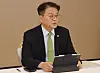 First Vice Finance Minister Bang Ki-sun speaks during a meeting with other economy-related vice ministers held in Seoul on Friday. [MINISTRY OF ECONOMY AND FINANCE]