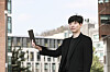 Lee Seung-hun, a professional car racer and an M.B.A. student at Seoul National University (SNU) participates in an interview with the JoongAng Ilbo on Saturday on the school's campus in Gwanak District, southern Seoul. [KIM KYUNG-ROK]