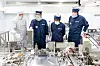 Samsung Electronics Vice Chairman Lee Jae-yong, second from left, tours ASML's headquarters in Eindhoven, the Netherlands, on Wednesday. [SAMSUNG ELECTRONICS]