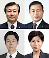 Clockwise from top left: Lotte F&B Headquarters CEO and Vice Chairman Lee Young-goo, Lotte Chemical CEO and President Lee Hun-ki, Lotte AMC CEO Kim So-yeon, and Shin Yoo-yeol, Senior Vice President at Lotte Corporation [LOTTE CORPORATION]