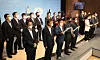 Members of former Prime Minister Lee Nak-yon’s campaign, including Rep. Hong Young-pyo, question the Democratic Party (DP) primary results nominating Gyeonggi Gov. Lee Jae-myung as the ruling party’s presidential candidate in a press conference Monday at the National Assembly in western Seoul. [NEWS1]