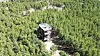 A five-story observation deck is situated in a middle of artificially crafted pine tree forest in Selenge in northern Mongolia on April 17. [GLOBAL CIVIC SHARING]
