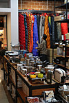 A shopper looks at camping equipment displayed at Play Monkey, a camping supply store in Yeongdeungpo District, western Seoul, on Wednesday. According to Lotte Mart, sales of camping gear between July 1 and 26 rose 36.8 percent on year as many chose to go camping instead of visiting crowded vacation spots during the pandemic. [YONHAP]