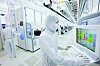 A worker at Samsung Electronics' production line in Pyeongtaek, Gyeonggi. [YONHAP]