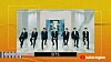 Members of BTS giving the commencement speech to the class of 2020 on YouTube on Monday. [SCREEN CAPTURE]