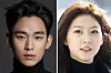 Kim Soo-hyun, left, and Kim Sae-ron [GOLDMEDALIST; NEWS1]