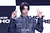 LNGSHOT’s Louis poses for photos during a showcase for the release of the group’s first EP, ″Shot Callers,″ at Myunghwa Live Hall in western Seoul on Jan. 13. [DANIELA GONZALEZ PEREZ]
