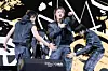 Boy band LNGSHOT performs the pre-release track ″Saucin'″ during a showcase for the release of its first EP, ″Shot Callers,″ at Myunghwa Live Hall in western Seoul on Jan. 13. [DANIELA GONZALEZ PEREZ]
