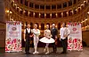 Svetlana Zakharova, soloist of the Bolshoi Theater of Russia, and violinist Vadim Repin during the Russian Seasons in Japan in 2017. [RUSSIAN SEASONS]