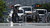 As a heat wave warning was issued in Daegu on July 22 — Daeseo, the day marking the peak of summer heat — pedestrians near Keimyung University in the city’s Dalseo District shield themselves from the blazing sun with parasols and pieces of clothing while walking across roads scorched by intense ground heat. [YONHAP]