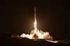 This file photo, provided by the Ministry of National Defense on Dec. 22, 2024, shows a SpaceX Falcon 9 rocket carrying the Korean military's reconnaissance satellite being launched from the Vandenberg Space Force Base in California. [YONHAP]